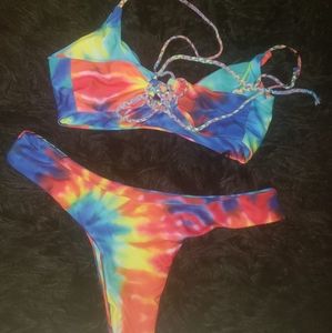 Tie dye swimsuit